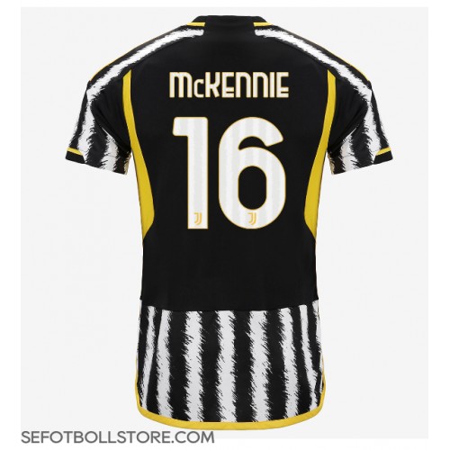 Juventus Weston McKennie #16 Replika Hemmatröja 2023-24 Kortärmad